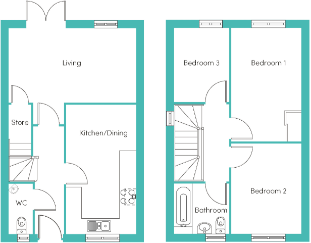 Grand Central Way, Gateshead, NE8 floorplan