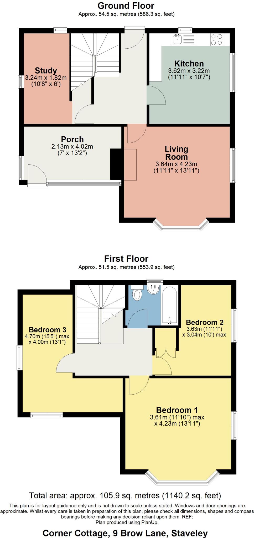 Corner Cottage, 9 Brow Lane, Staveley LA8 9PH floorplan