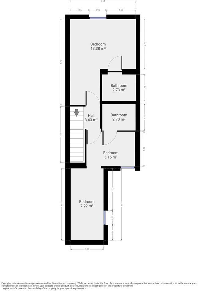 Lewis Street - Student house floorplan