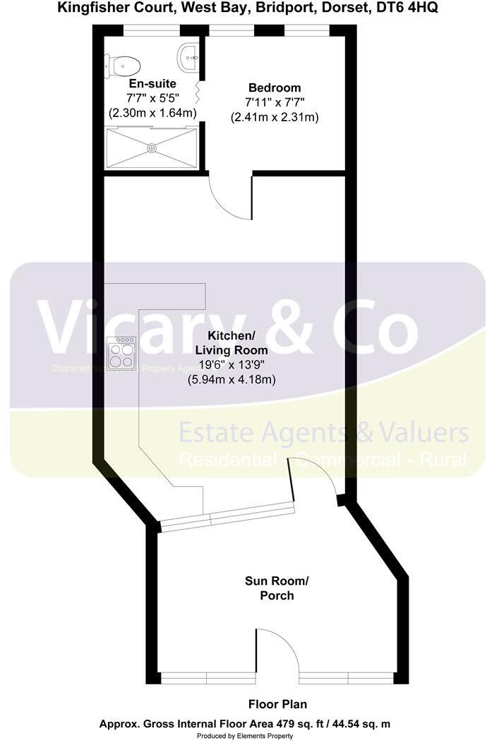 Kingfisher Court, West Bay floorplan