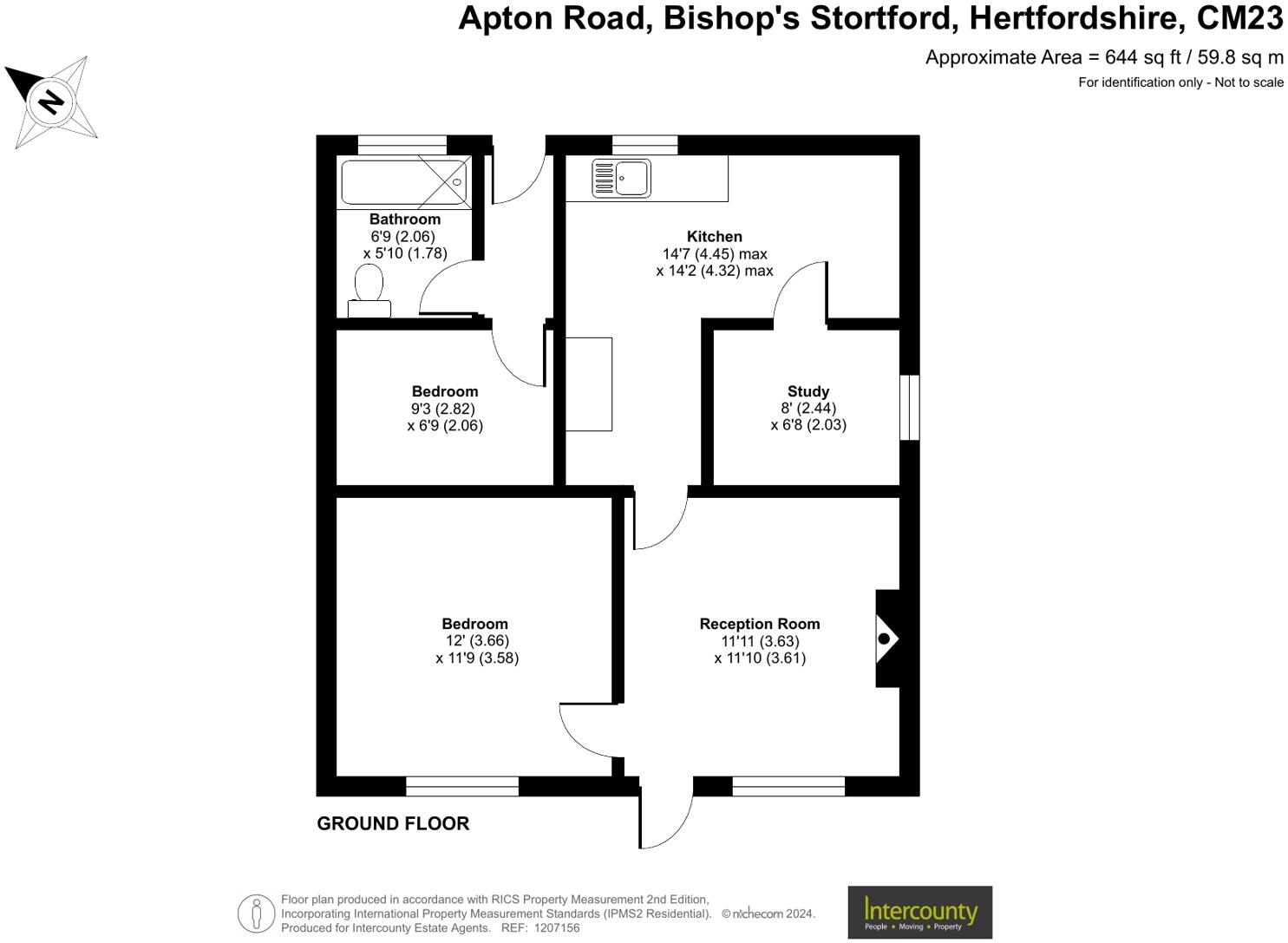 Apton Road, Bishop's Stortford, Hertfordshire, CM23 floorplan
