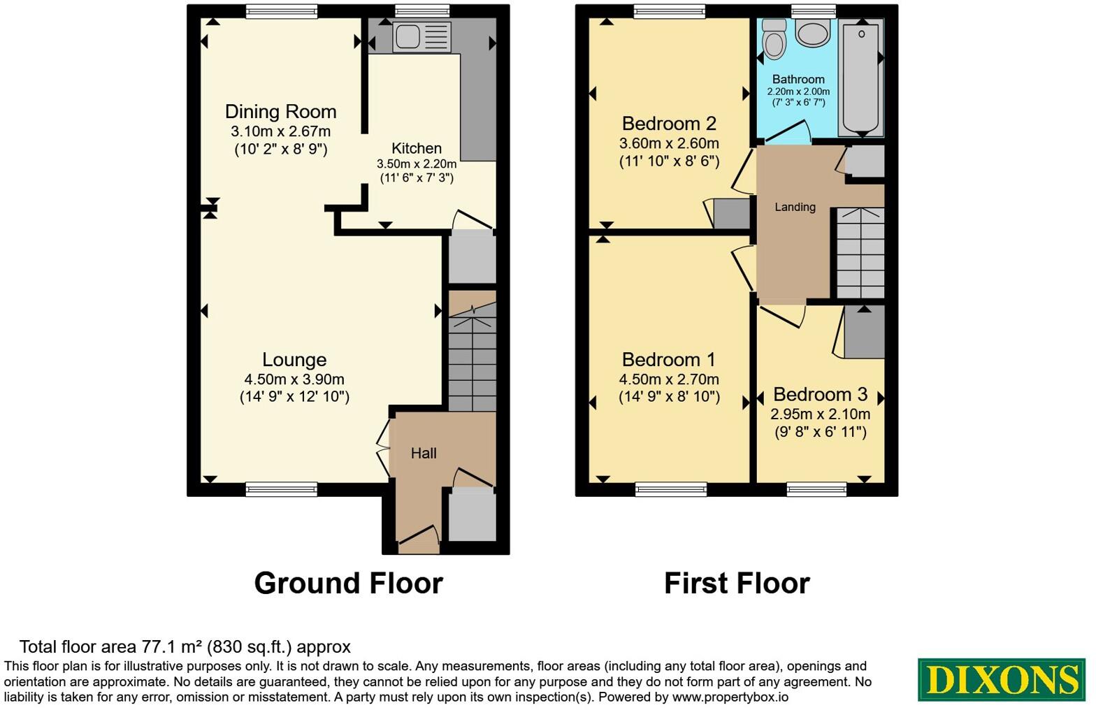 Monmouth Road, BIRMINGHAM, West Midlands, B32 floorplan