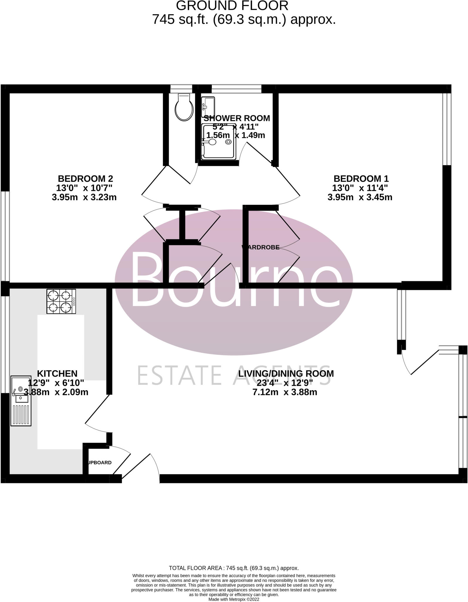 Park View Court, Woking, Surrey, GU22 floorplan