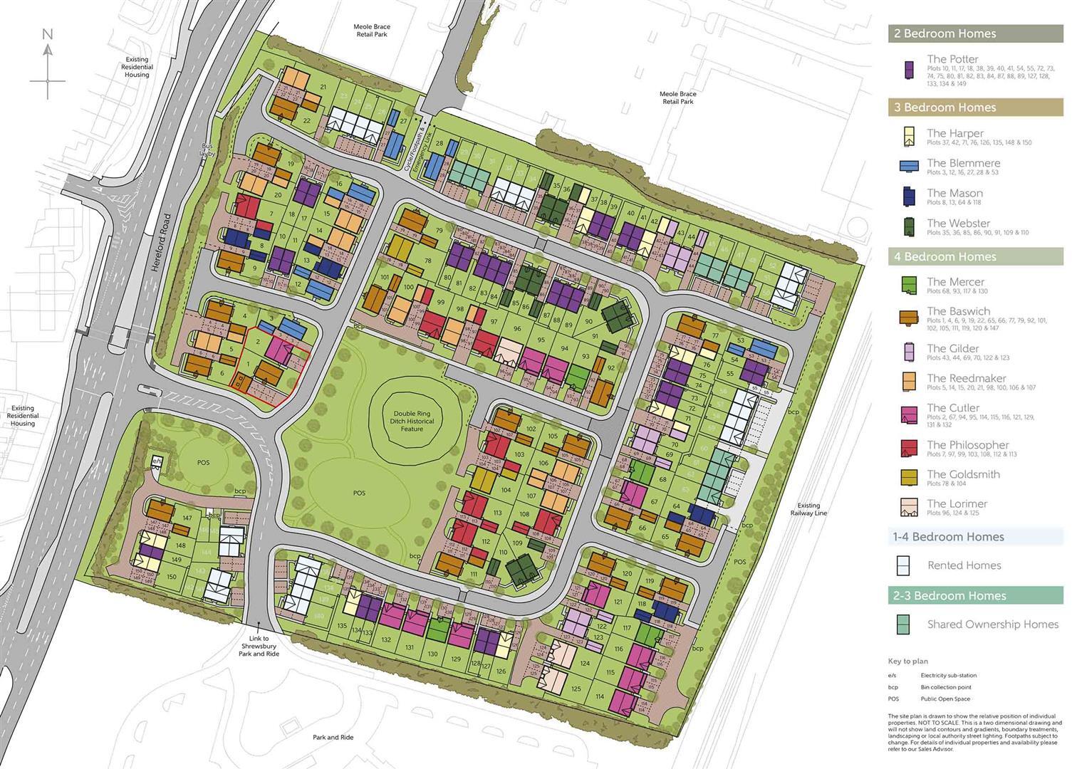Plot 70 - The Gilder, Darwin's Edge, Hereford Road, Shrewsbury floorplan