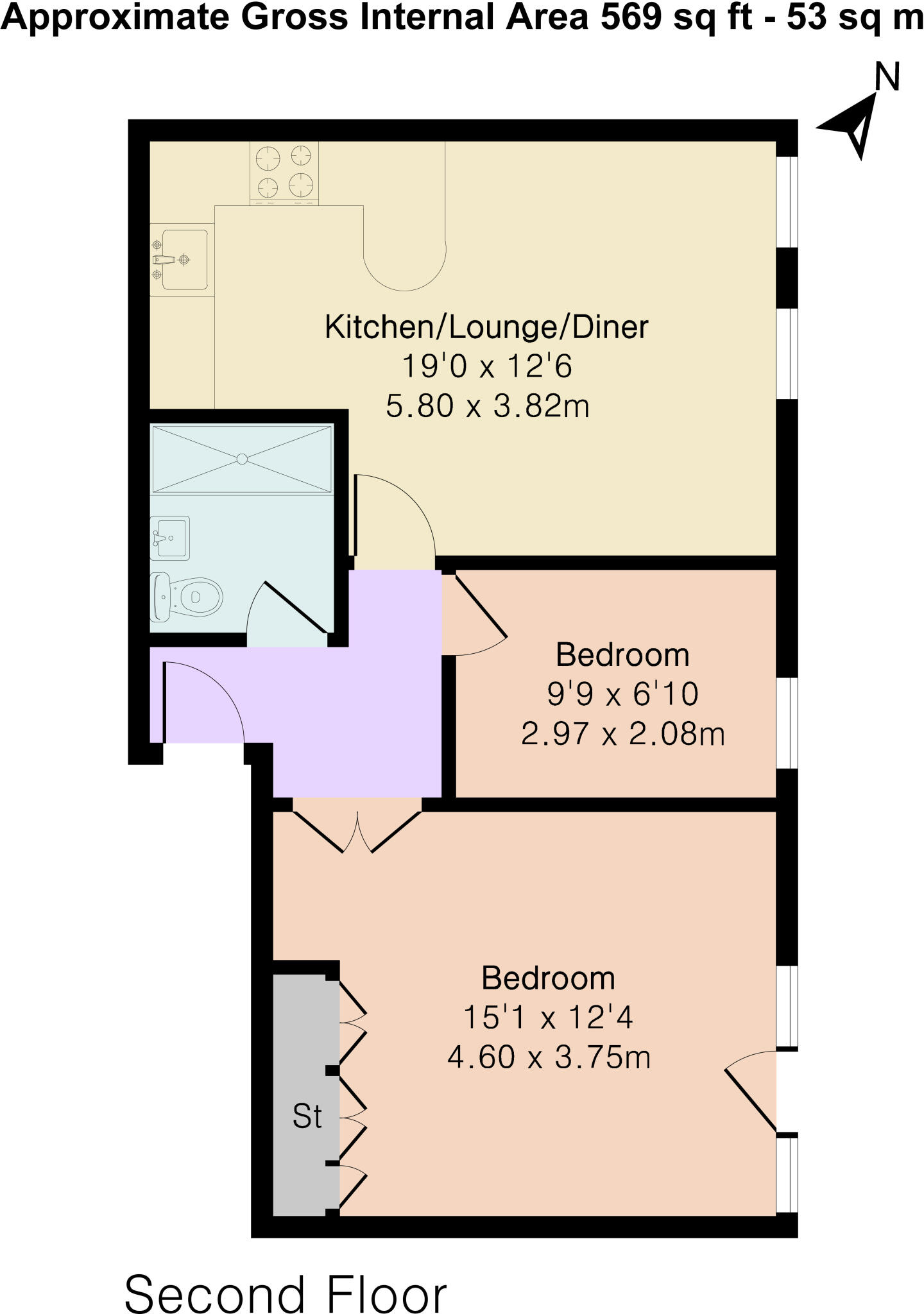Strand Building, 29 Urswick Road, London, E9 floorplan