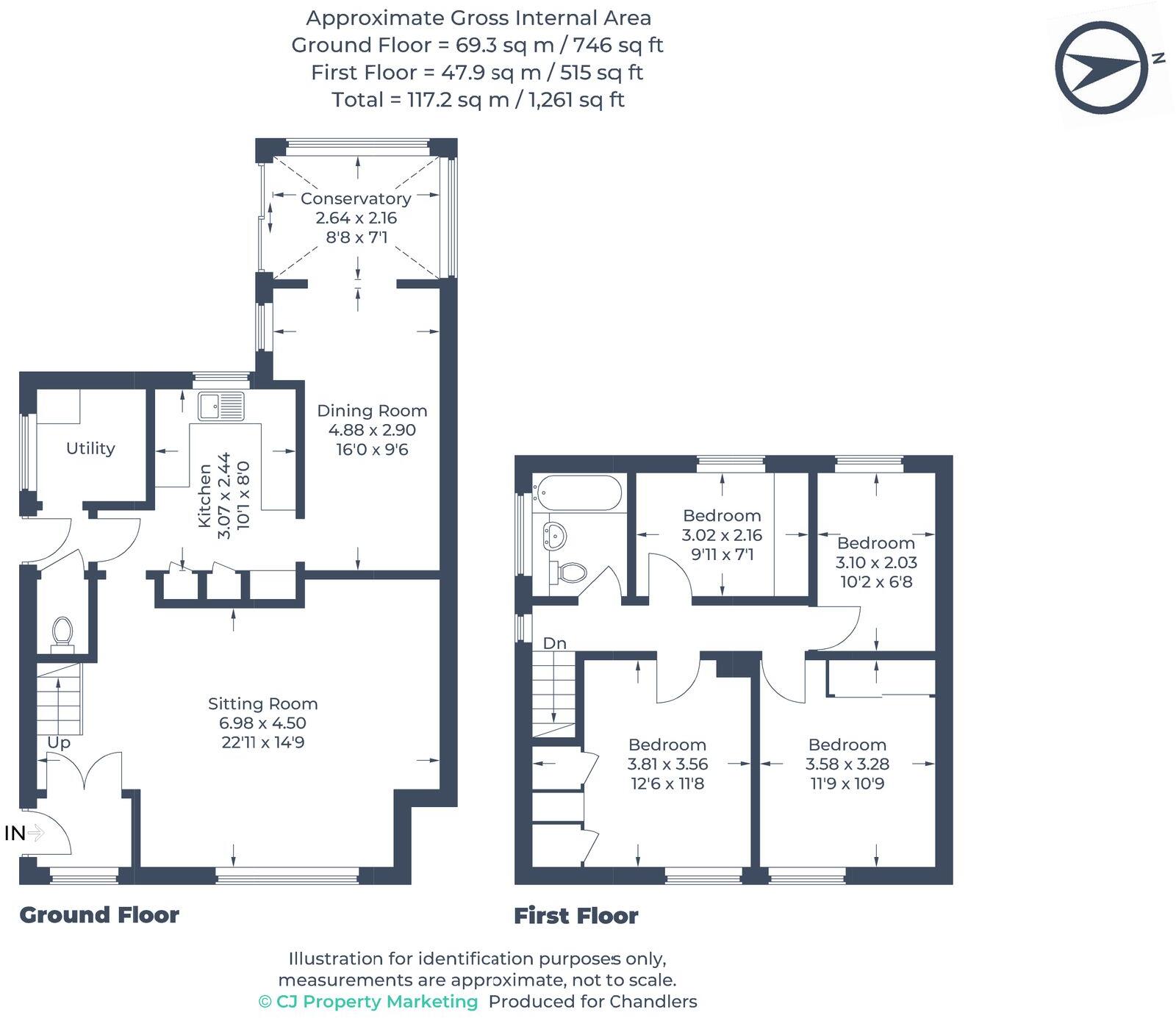 Hillcrest, Stevenage, SG1 floorplan