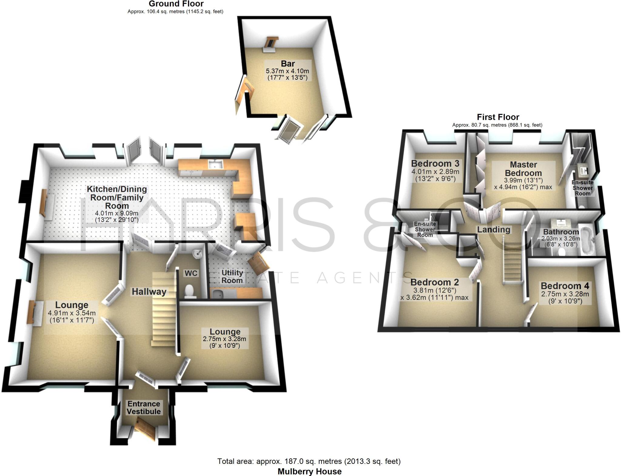 Back Lane, Stalmine, Poulton-le-Fylde, Lancashire, FY6 floorplan