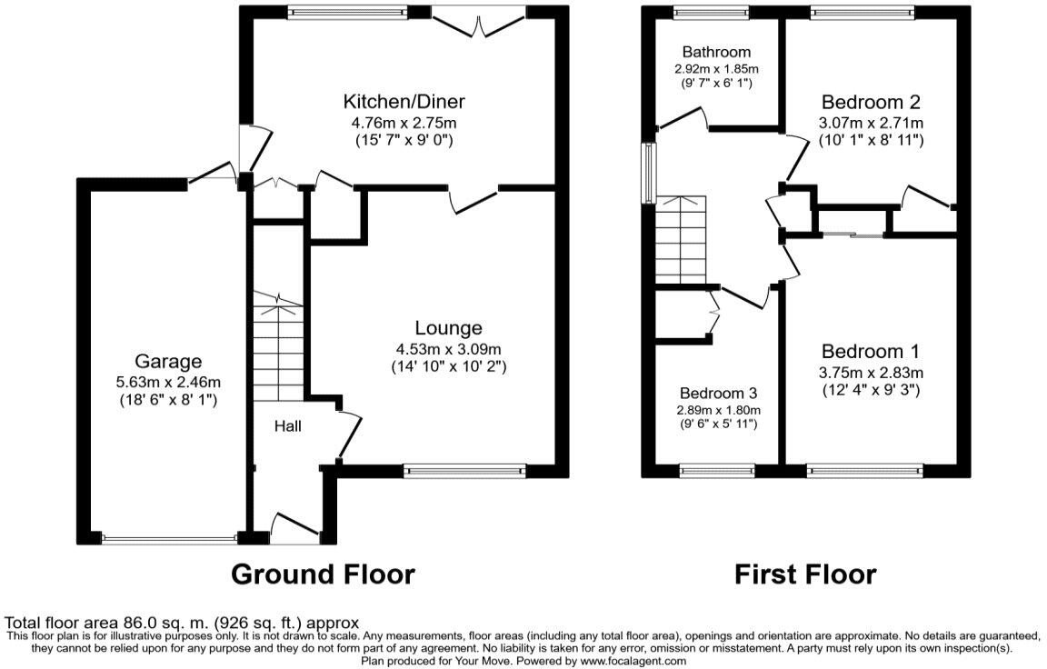 Richmond Drive, Perton, Wolverhampton, Staffordshire, WV6 floorplan