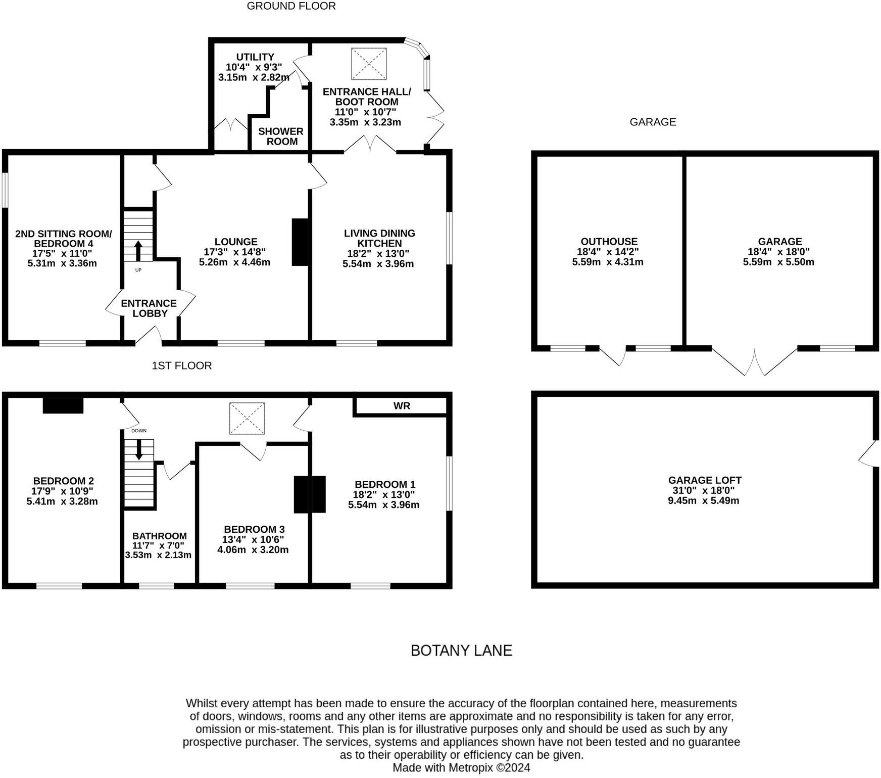 Park View Farm, Botany Lane, Lepton, HD8 floorplan