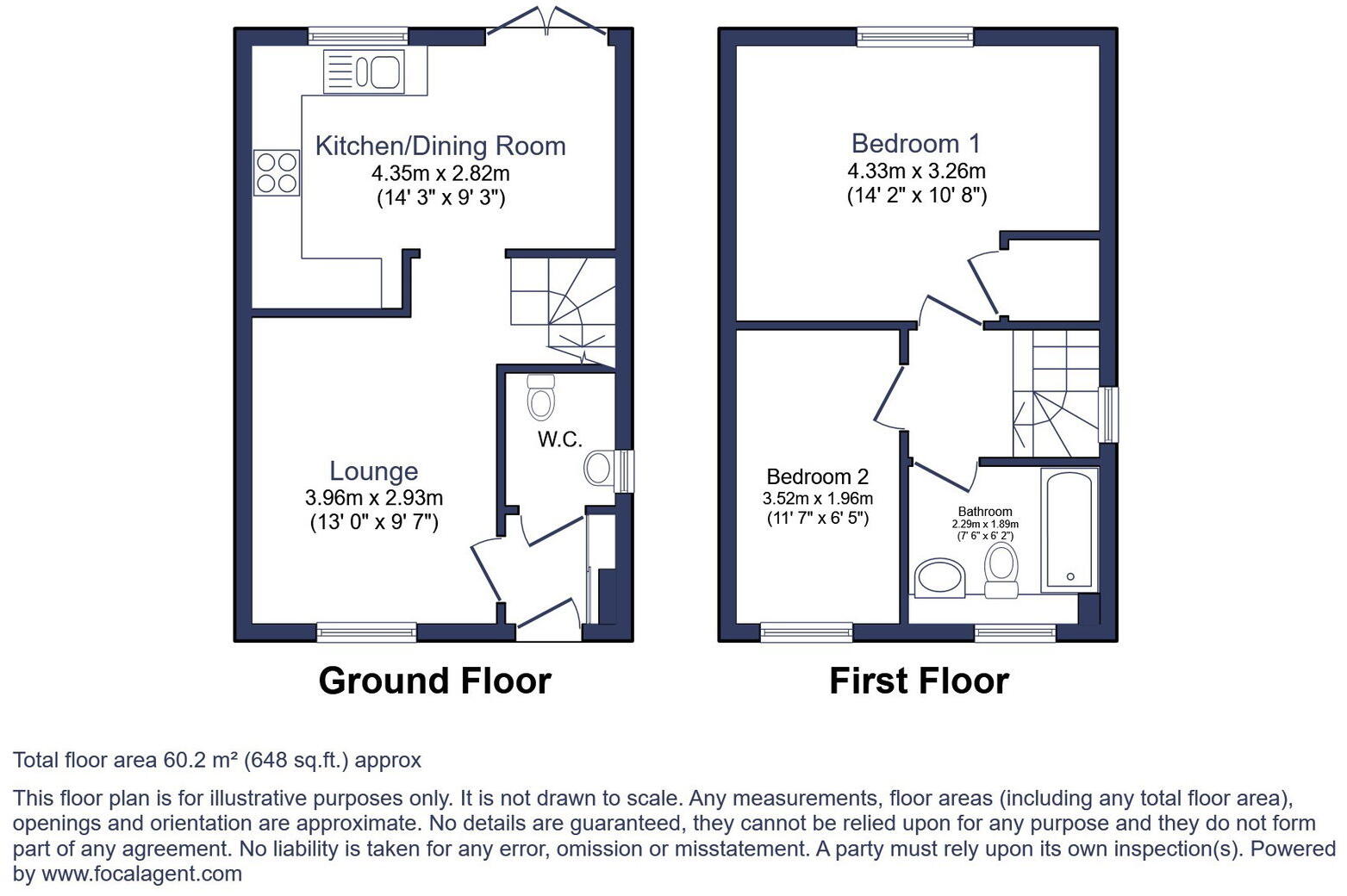 Cutheard Court, Fenwick Park, Bedlington, NE22 6FE floorplan