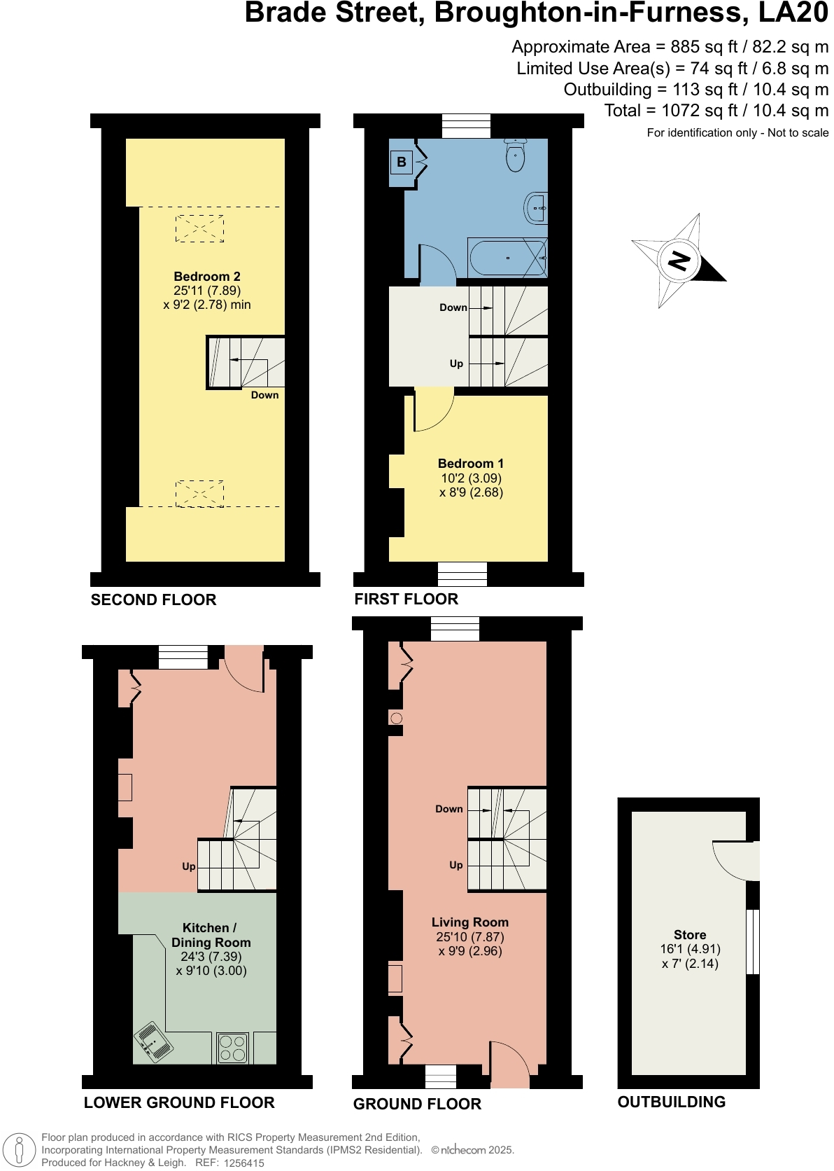 Carolines Cottage, 2 Brade Street, Broughton in Furness, LA20 6HG floorplan