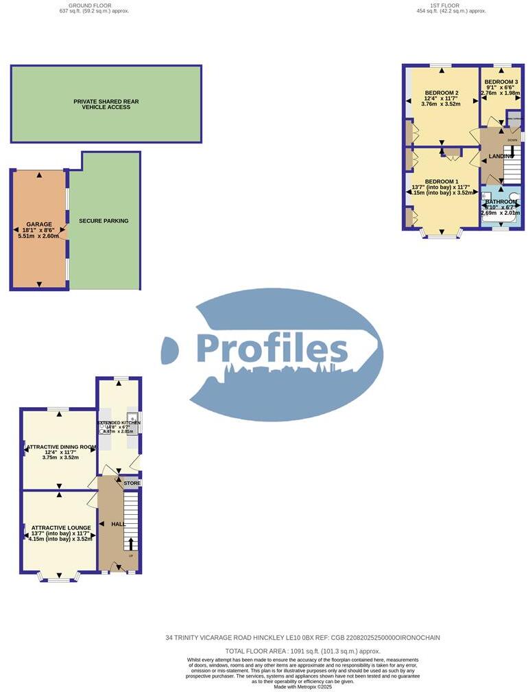 Trinity Vicarage Road, Hinckley floorplan