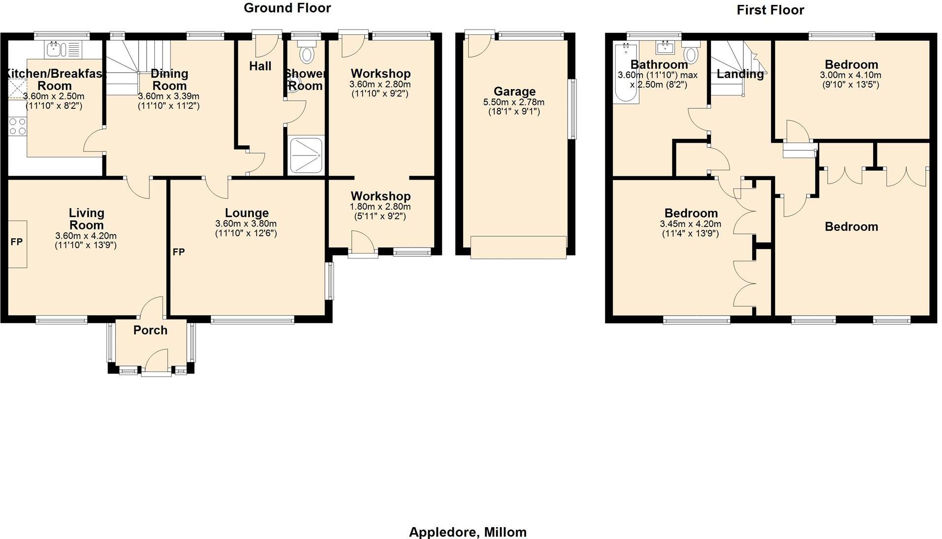 Appledore, The Green, THE GREEN MILLOM floorplan