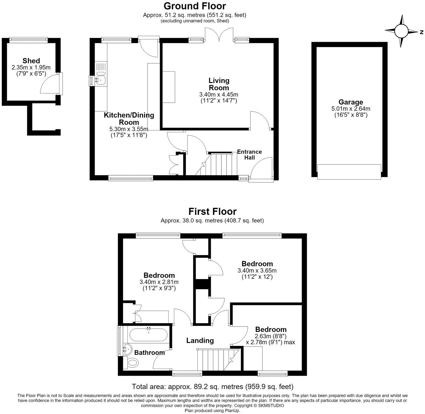 Hyde Road, Caddington, LU1 floorplan
