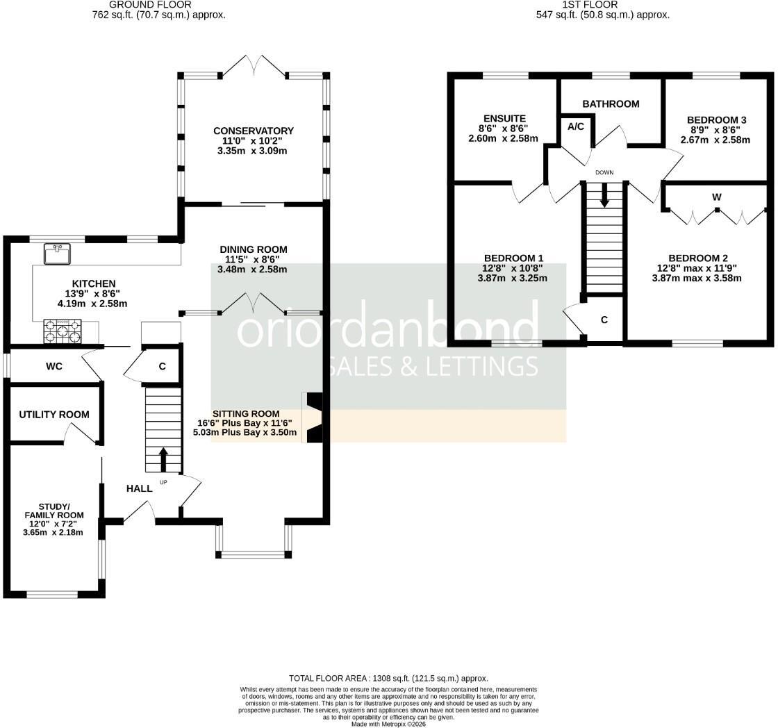 Marlowe Close, East Hunsbury, Northampton NN4 floorplan