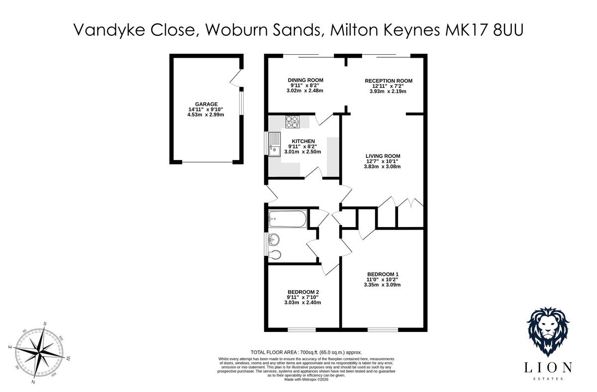 Vandyke Close, Woburn Sands, Milton Keynes, MK17 floorplan