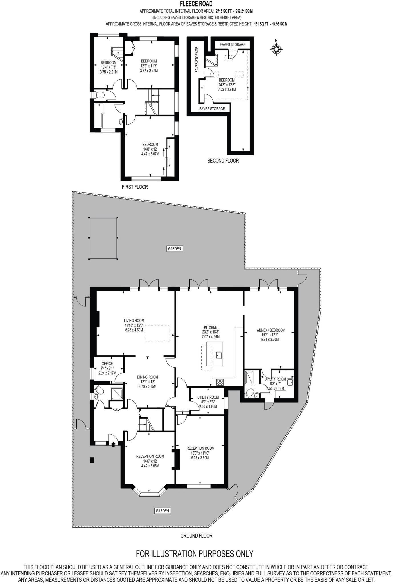 Fleece Road, Long Ditton, KT6 floorplan