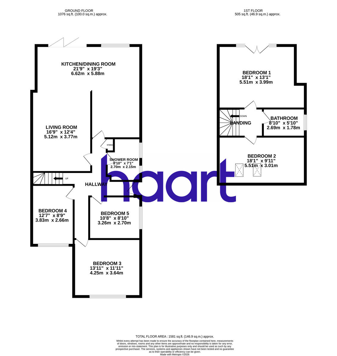 Newhall Drive, Harold Wood floorplan