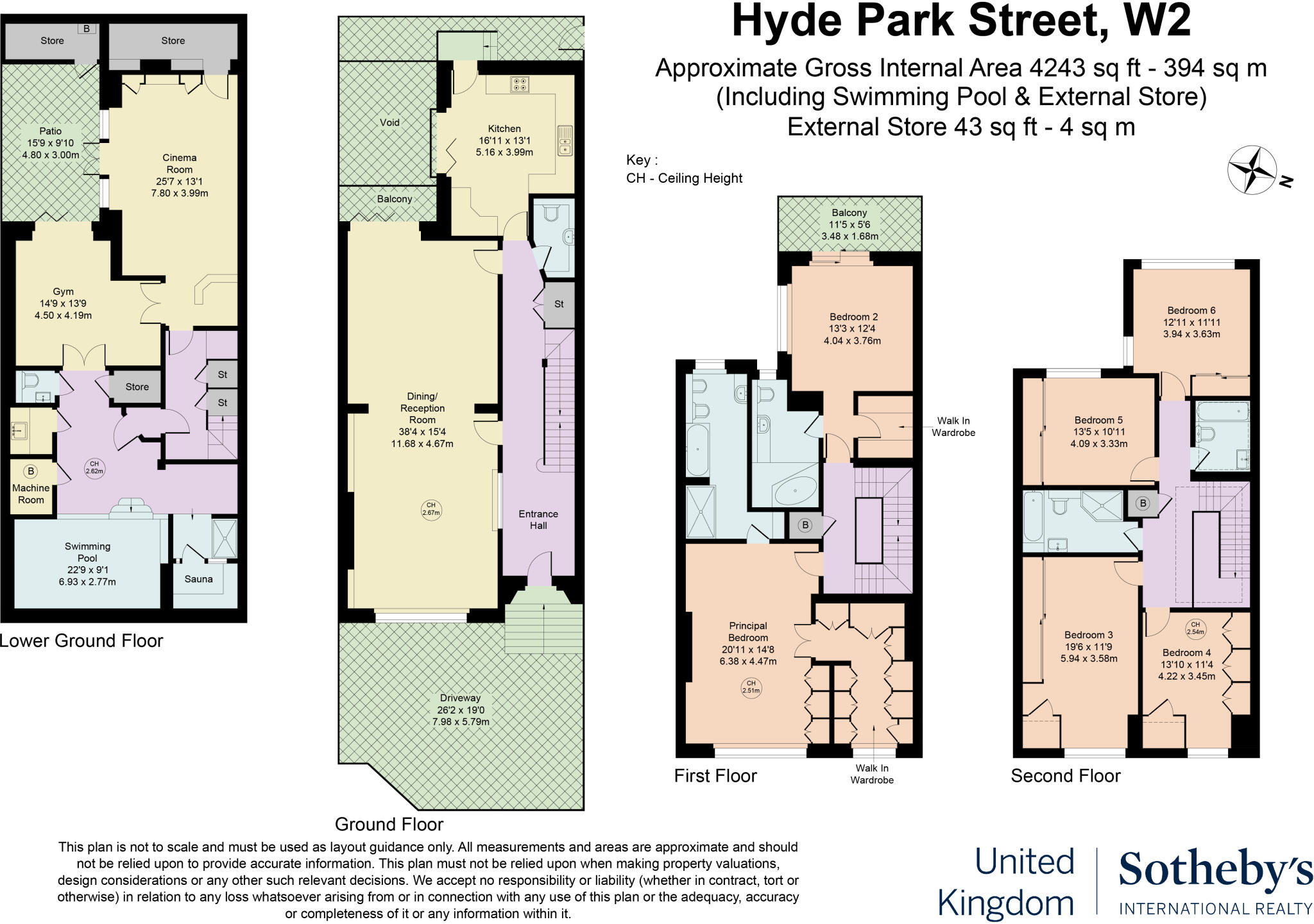 Hyde Park Street, Hyde Park, London, W2 floorplan