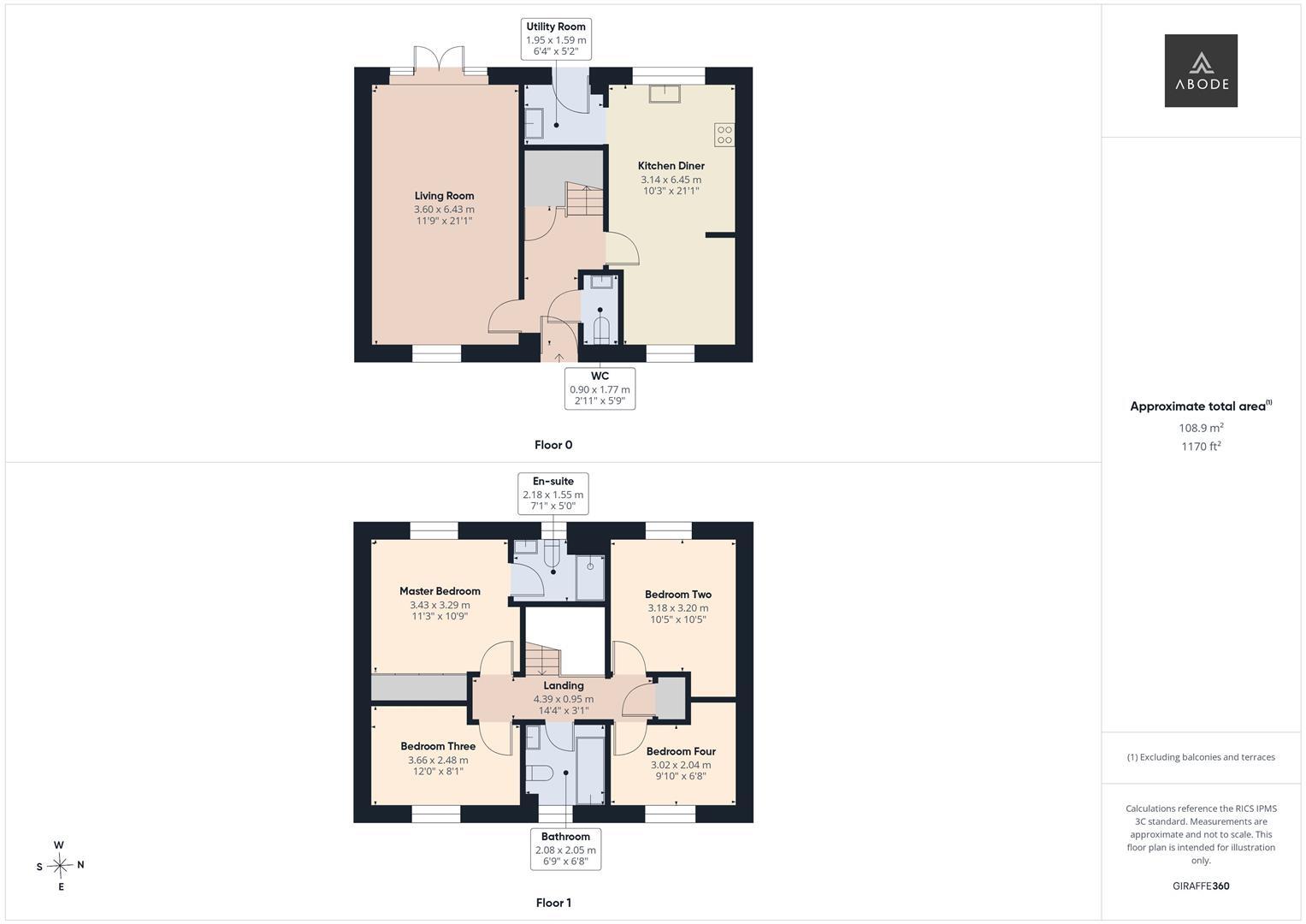 Ridge End Drive, Outwoods, Burton-On-Trent floorplan