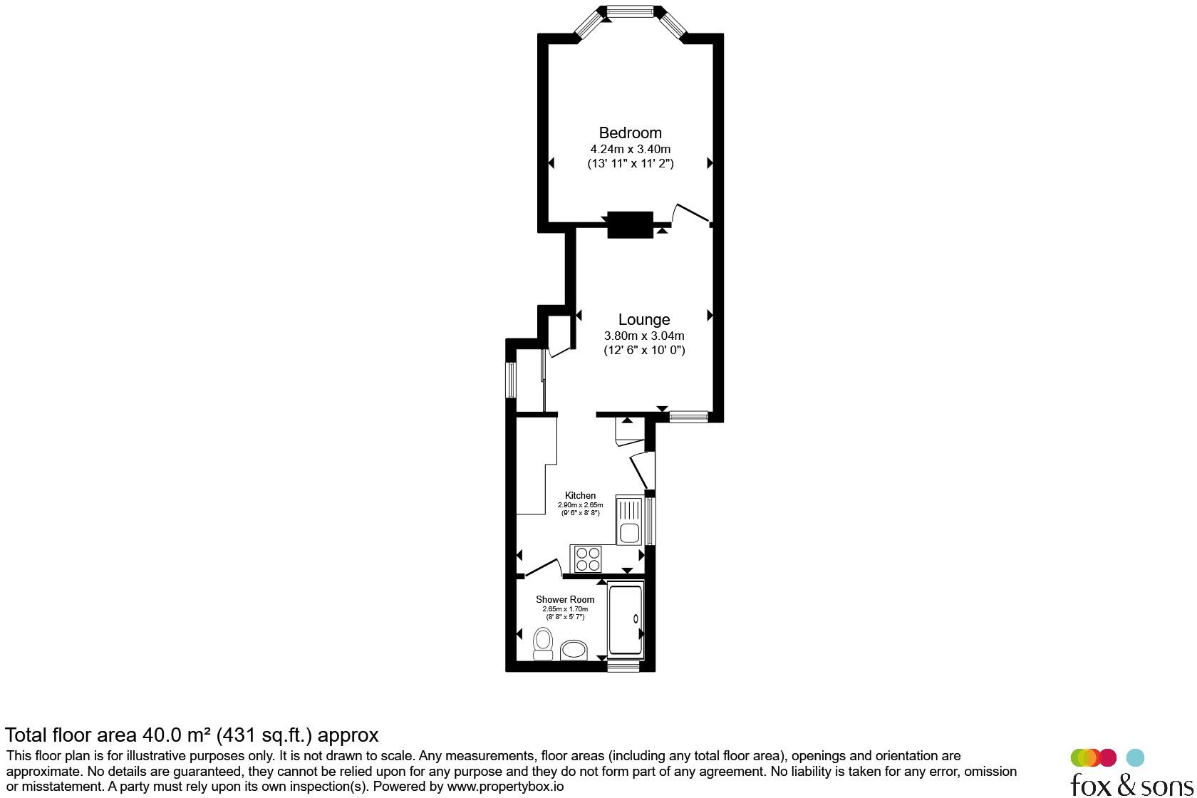Luther Road, Bournemouth floorplan