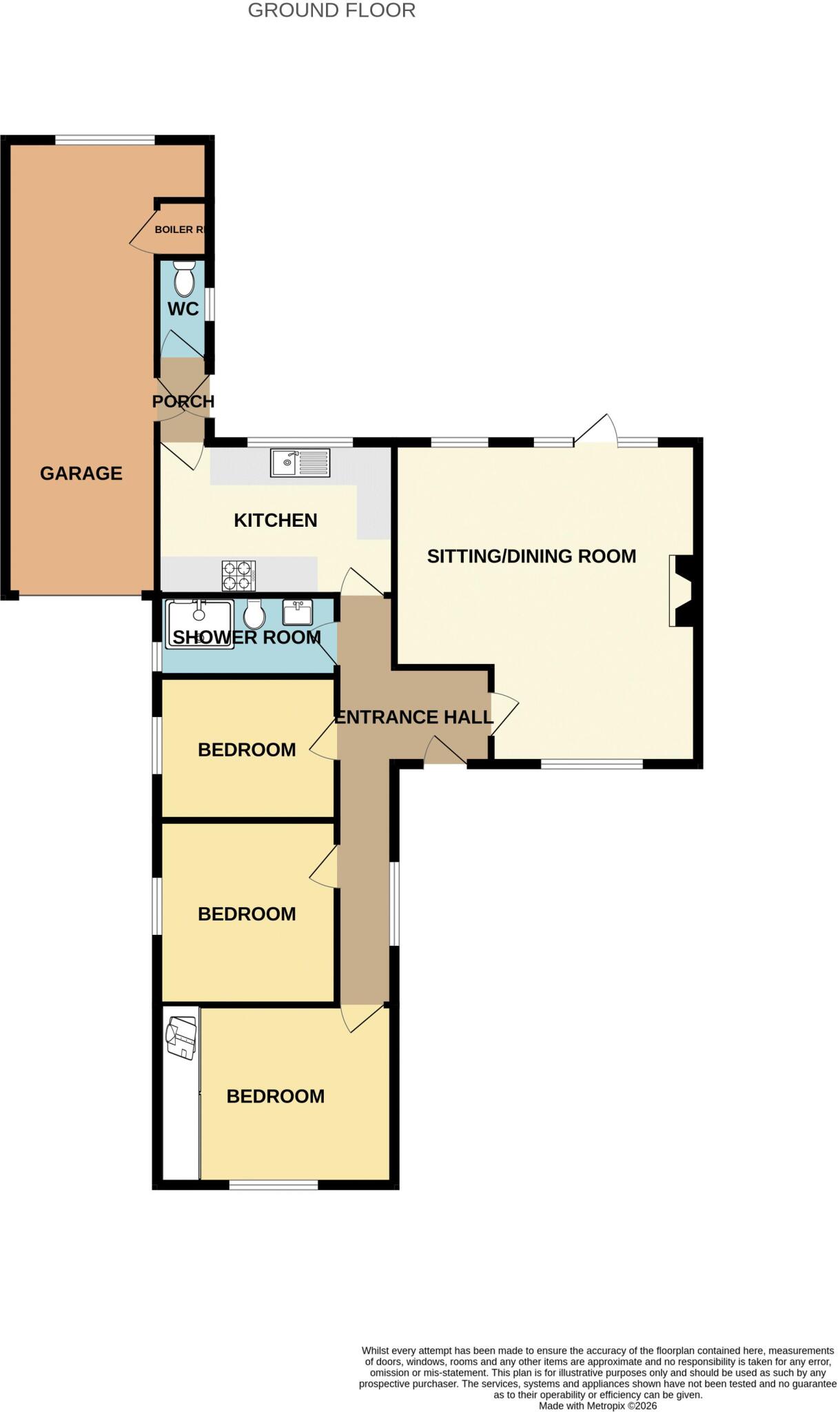 Coppice Close, Woodley floorplan