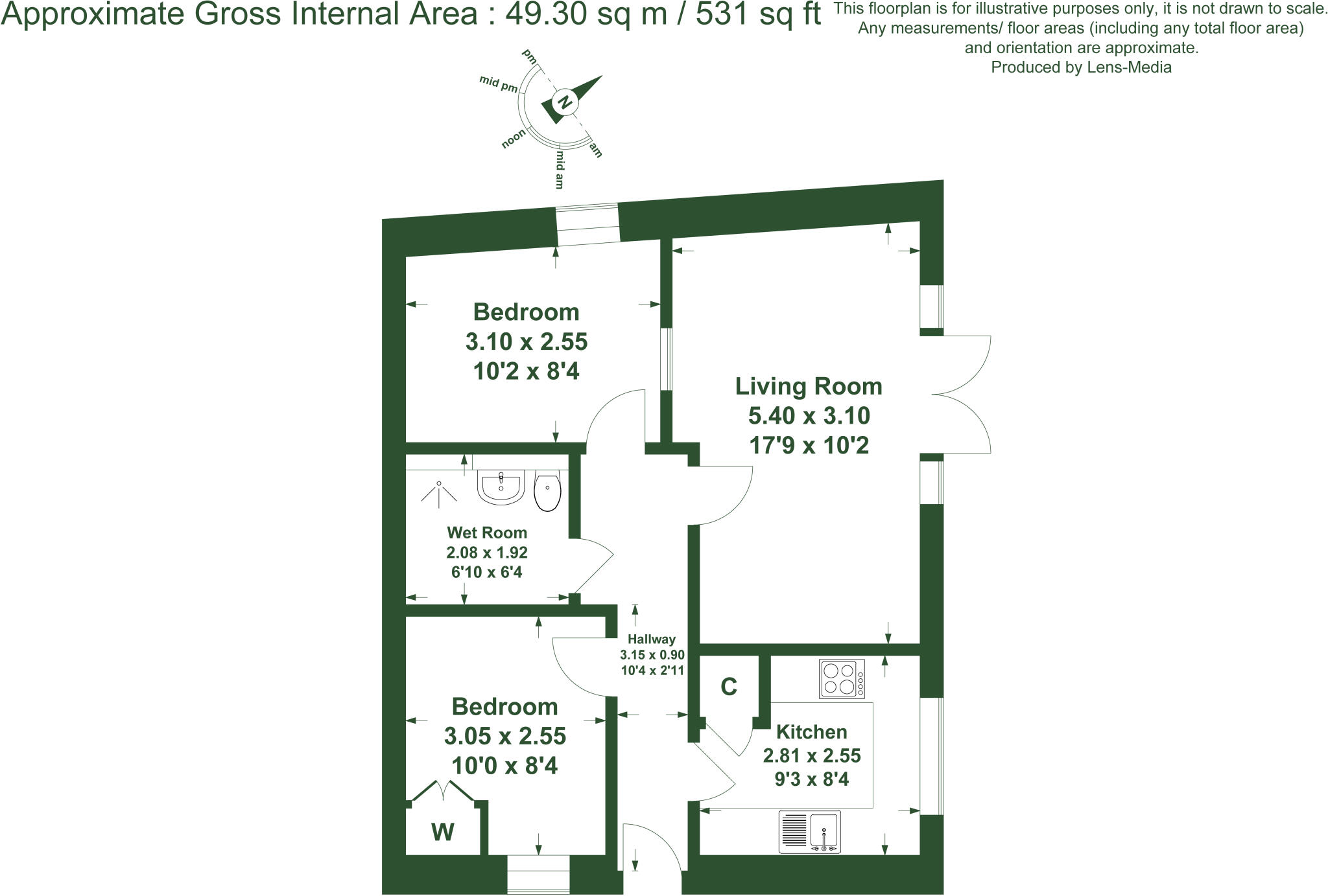 Main Street, Dent, Sedbergh, Cumbria floorplan