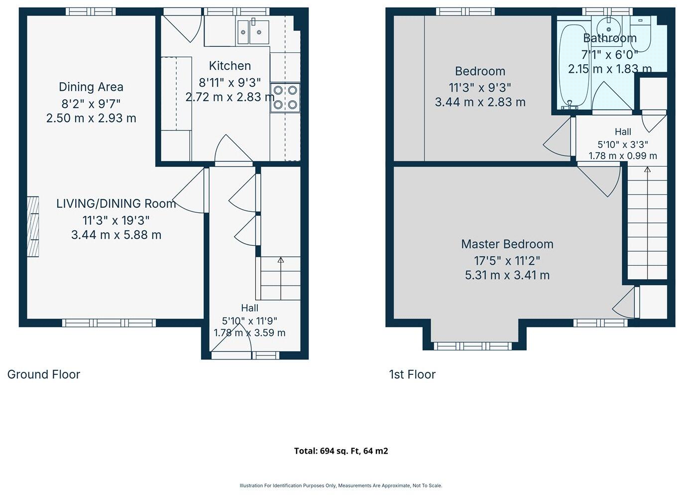 9, Penfold Close, Bishops Tachbrook, Leamington Spa, Warwickshire, CV33 floorplan