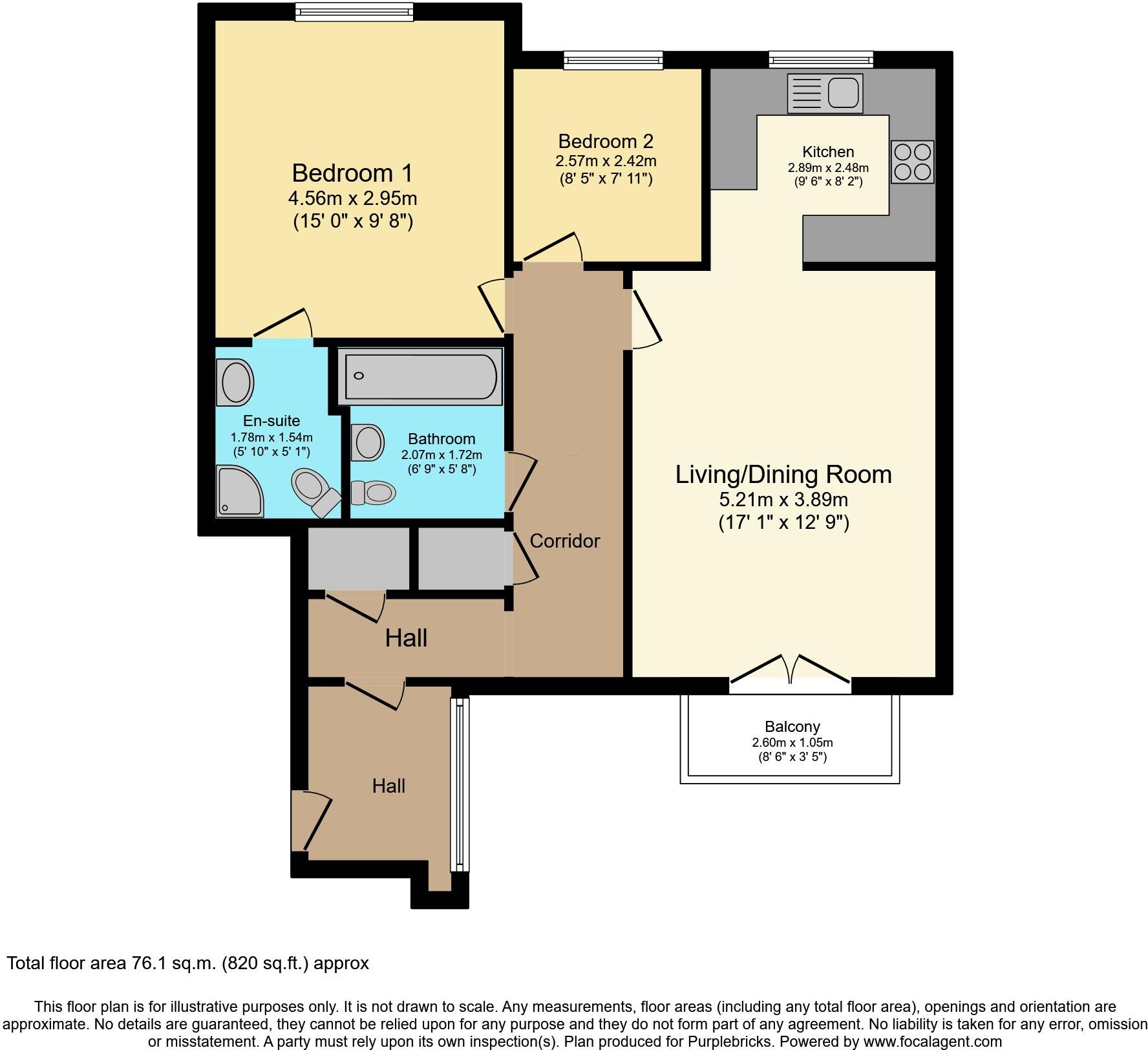 Endeavour Court, Plymouth, PL1 floorplan