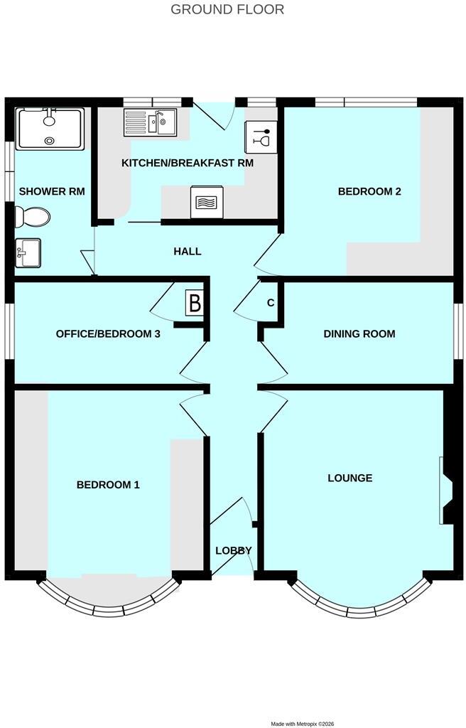 Higher Compton, Plymouth floorplan