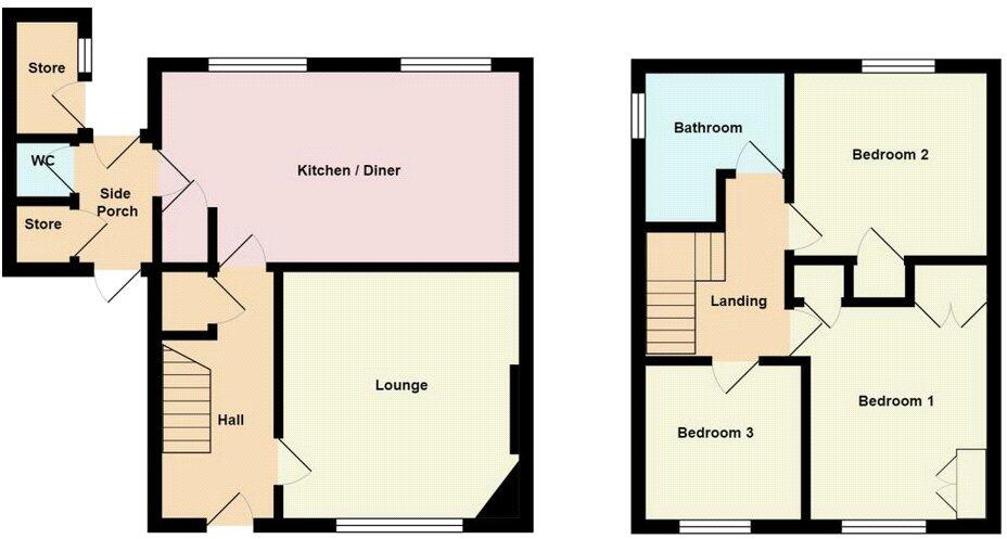 Benbow Crescent, Wallisdown, Poole, Dorset, BH12 floorplan