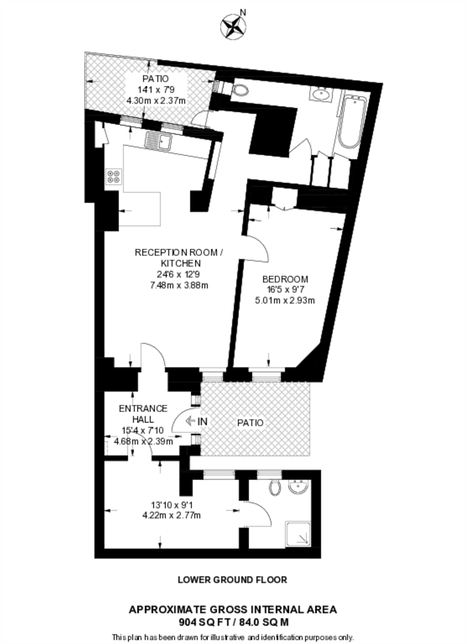 Courtfield Gardens, Earls Court, London, SW5 floorplan