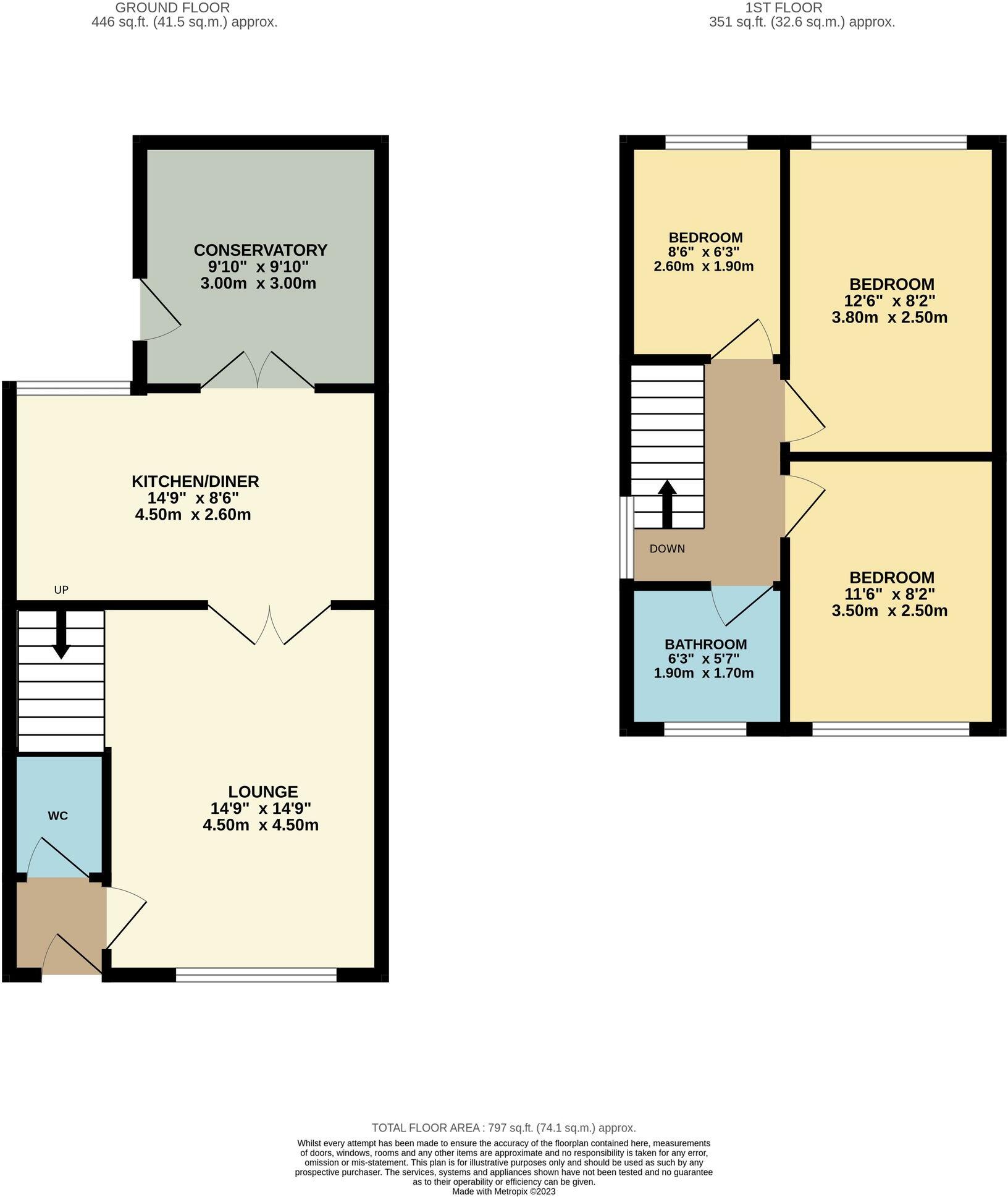 Little Harwood Lee, Bolton, BL2 floorplan