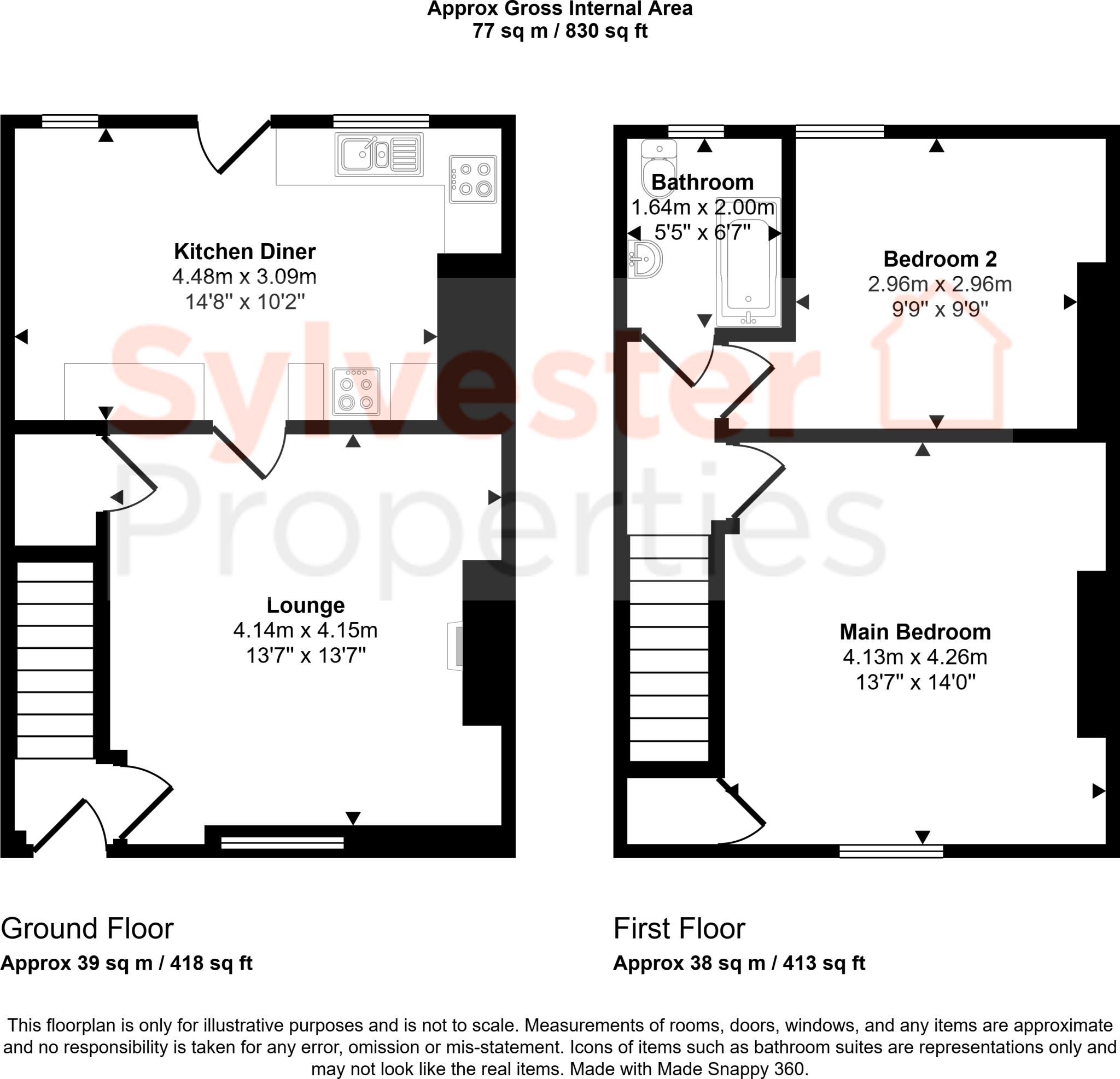 Thomas Street, Blackhill, Consett, DH8 floorplan