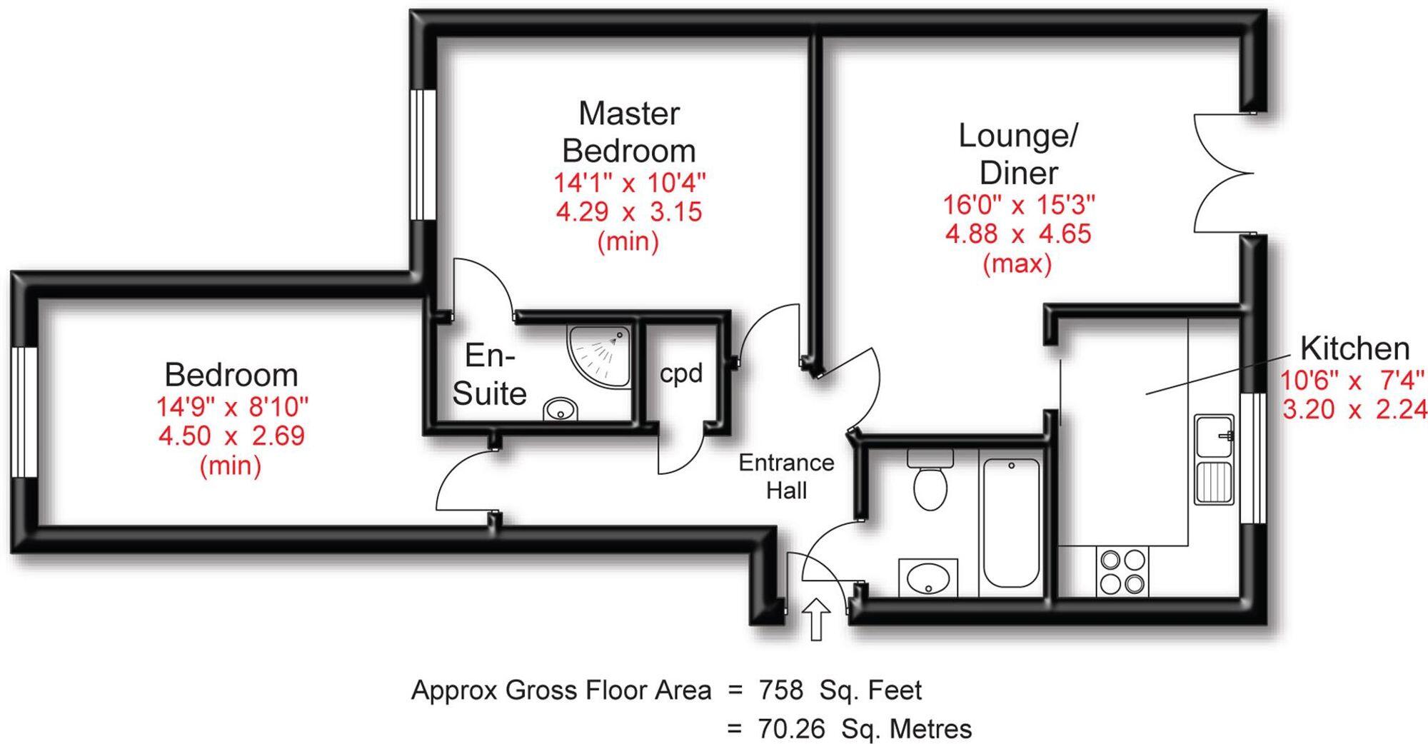 Wellfield Lane, Hale, WA15 floorplan
