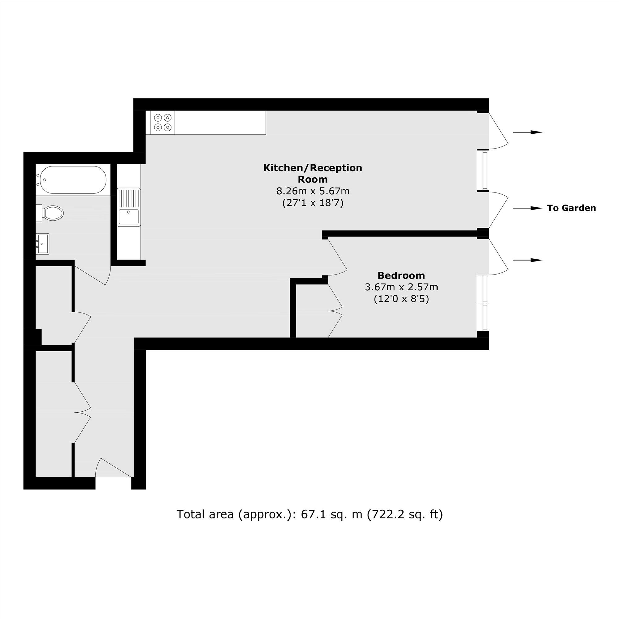 Romeyn Road, Streatham floorplan