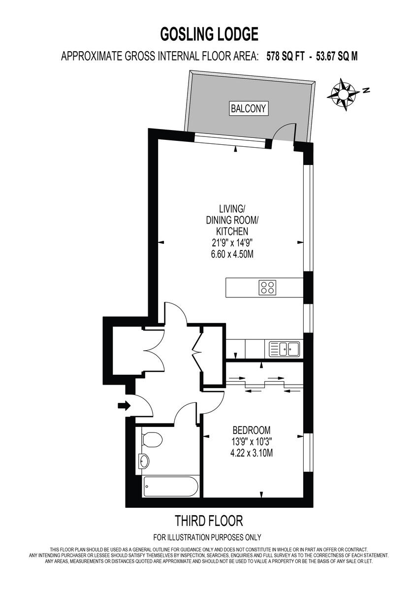West Parkside, London floorplan