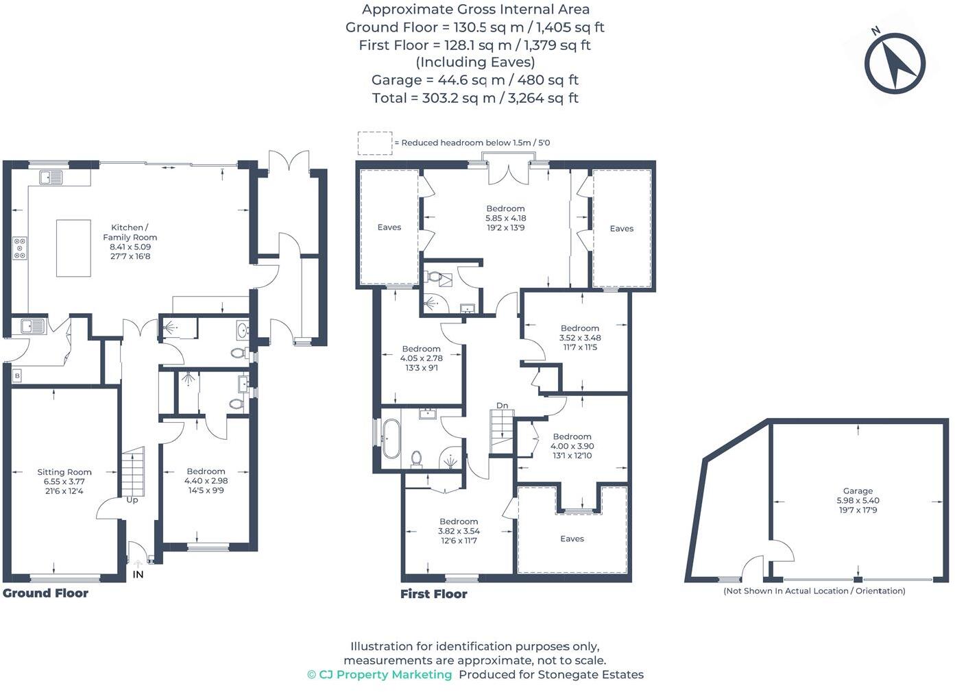 Highbury Road, Hitchin.  Guide Price floorplan