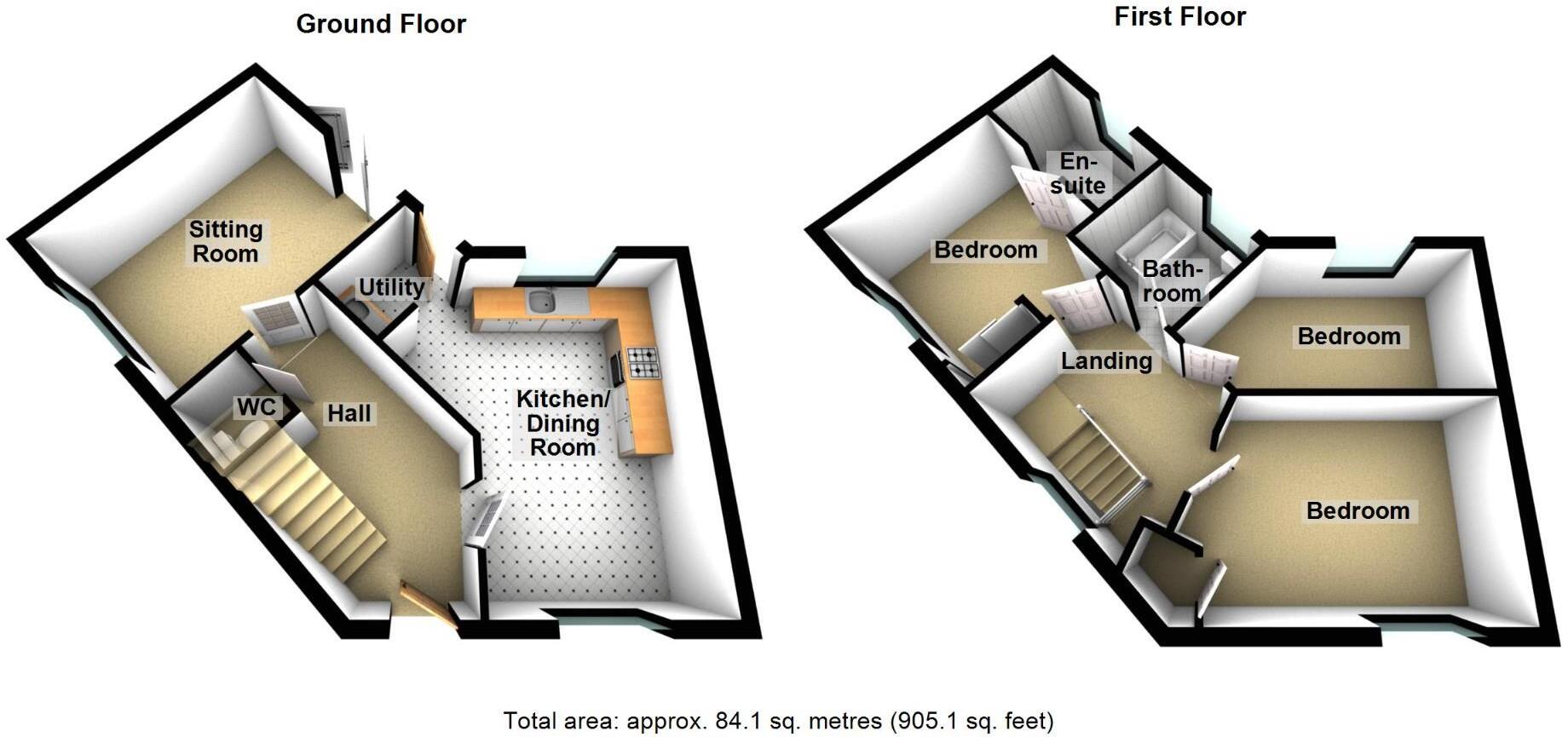 John Scott Way, Warwick floorplan