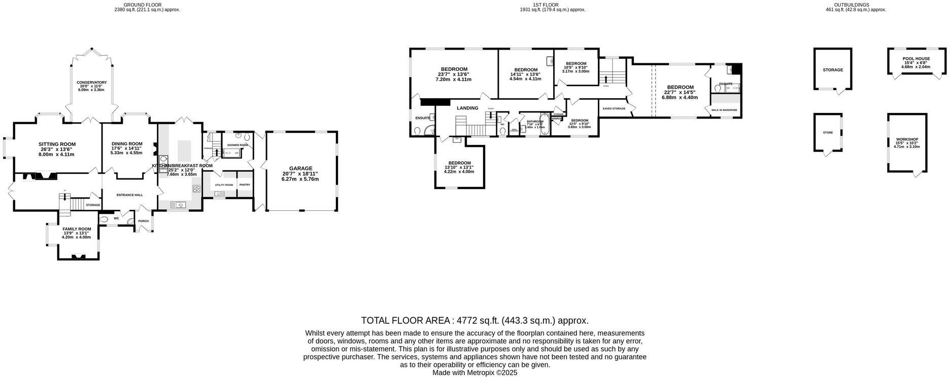 Brassey Road, Oxted, RH8 floorplan