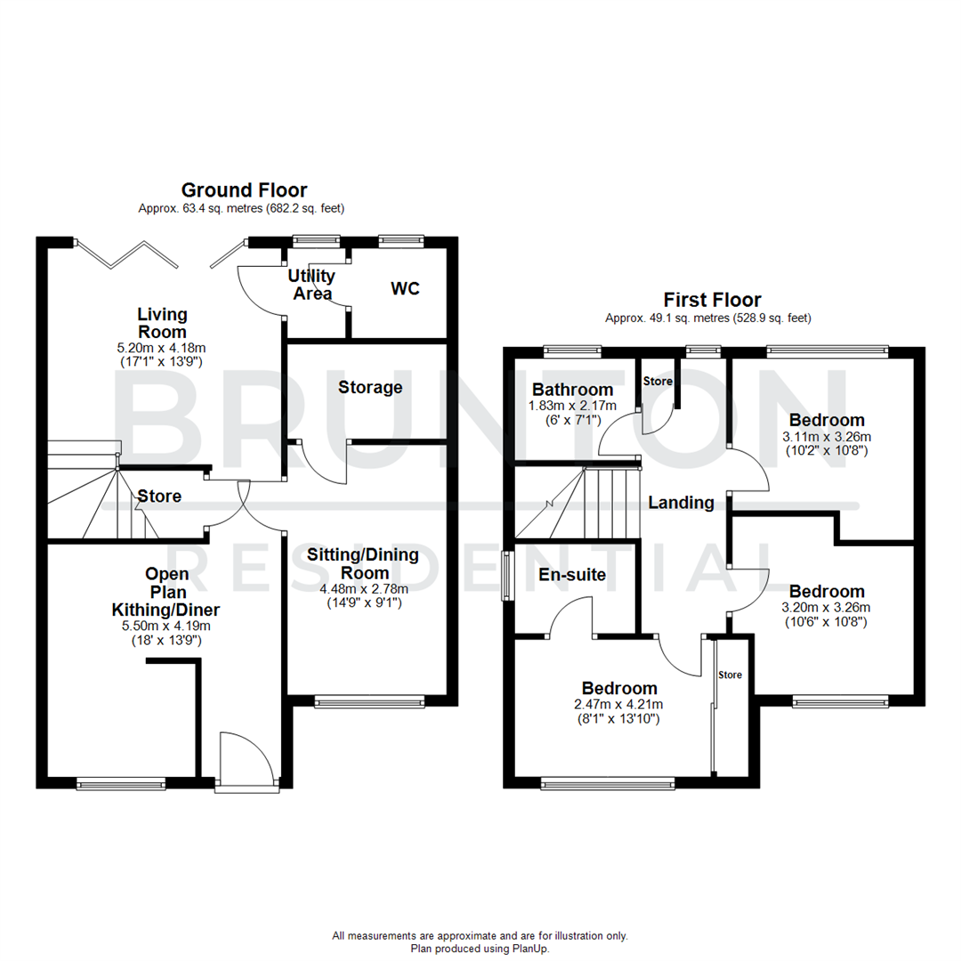 Hazel Court, NE12 floorplan