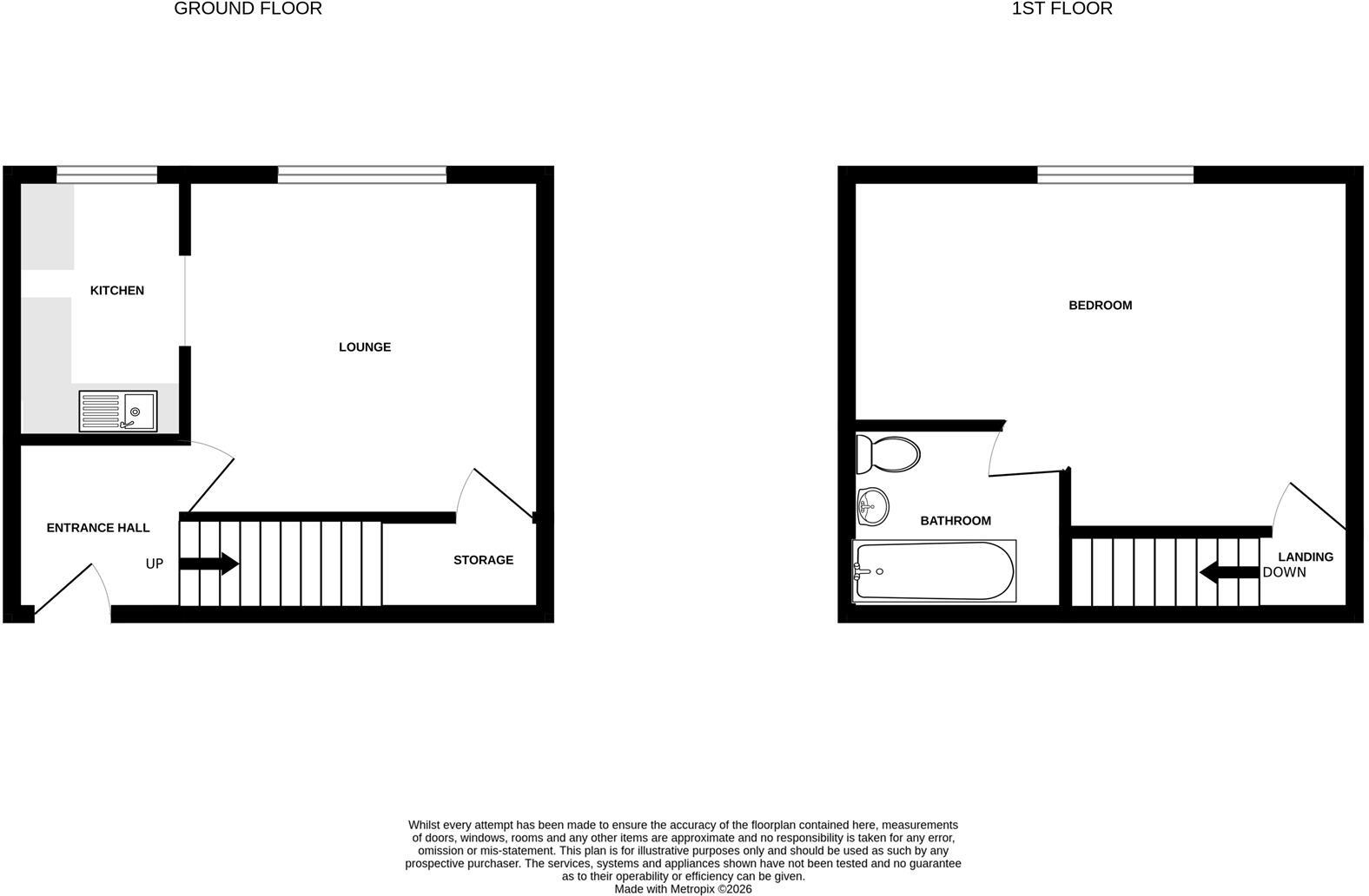 No Upward Chain - Coastal Maisonette on Leaside, Heacham PE31 floorplan