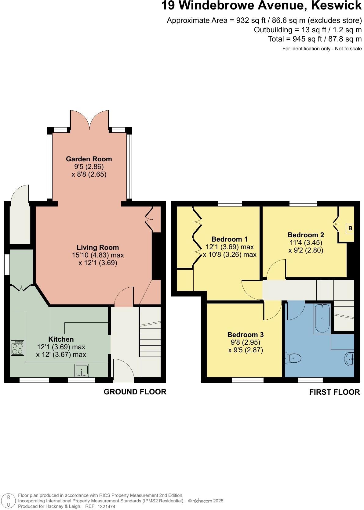 19 Windebrowe Avenue, Keswick, Cumbria, CA12 4JA floorplan