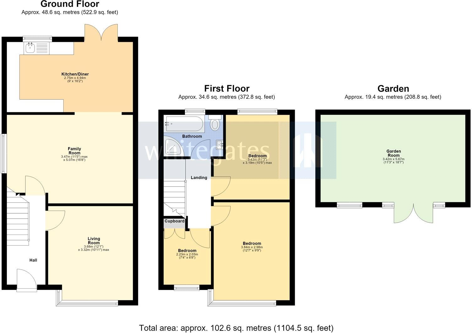 Jeffereys Crescent, Liverpool, Merseyside, L36 floorplan
