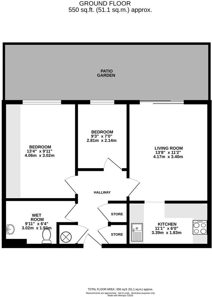 Uplands Road, Warley, Brentwood floorplan