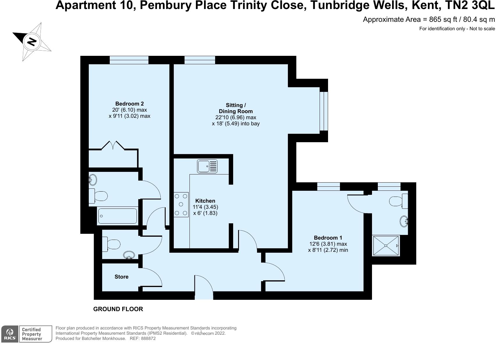 Trinity Close, Tunbridge Wells floorplan