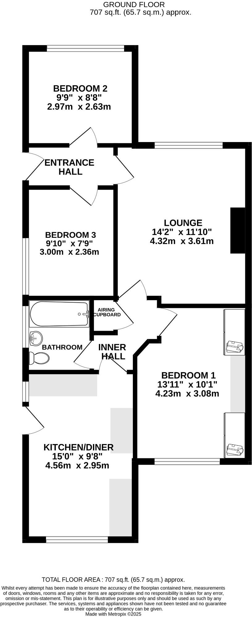 Tennyson Gardens, Fareham floorplan
