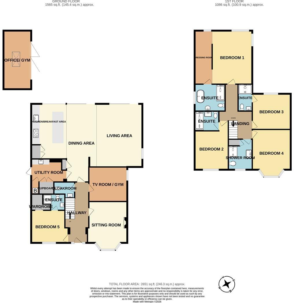 Down End, Croyde floorplan