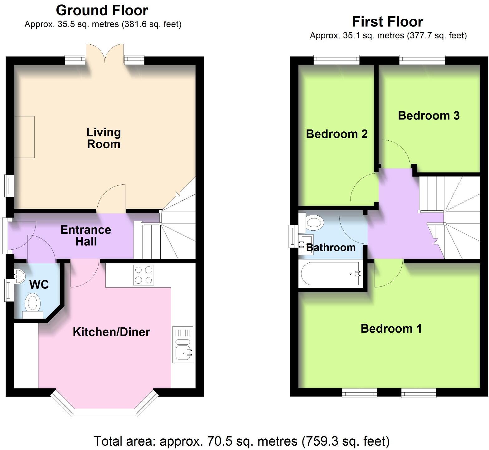 Cherrytree Gardens, Crowle DN17 floorplan