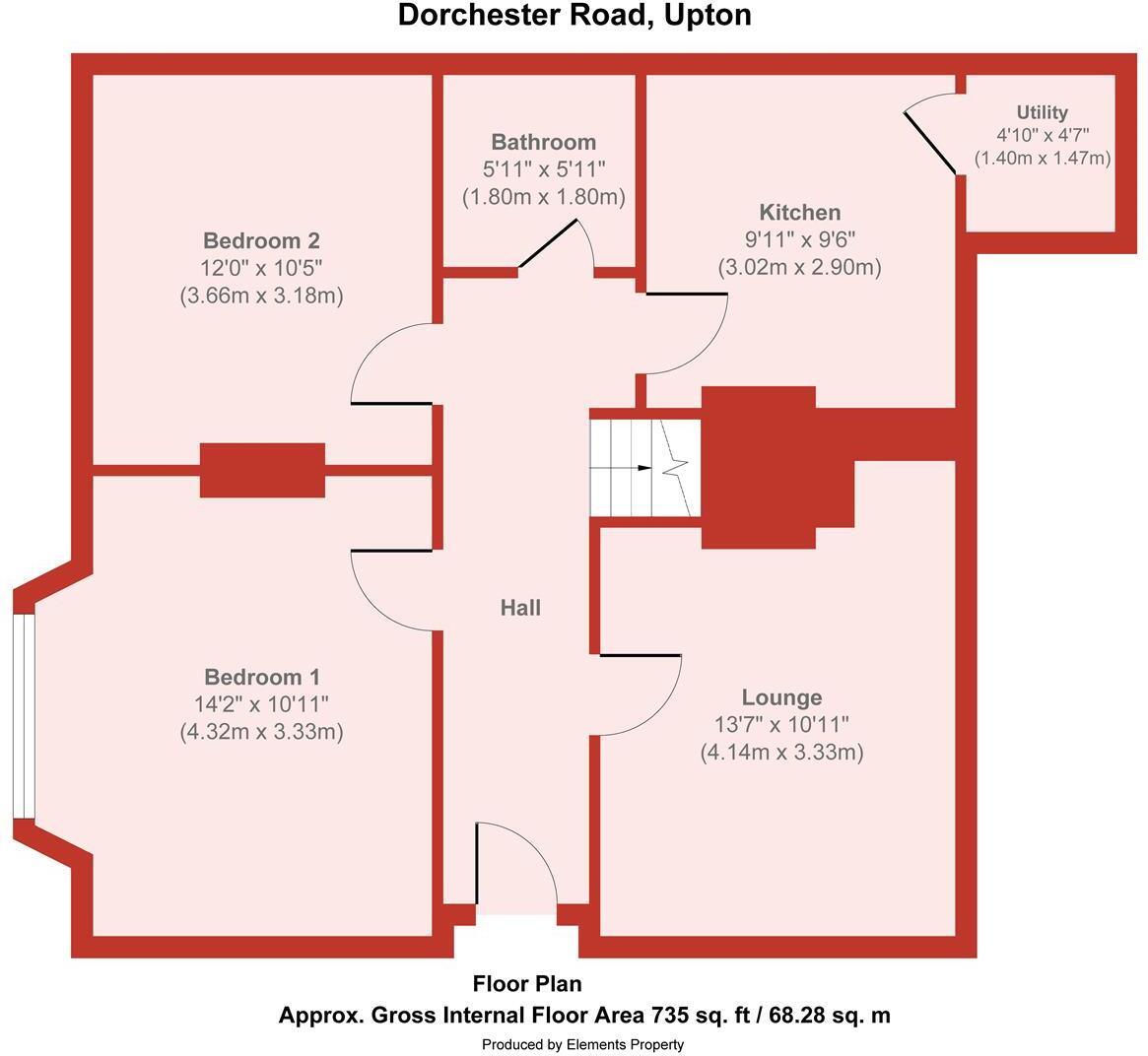 Dorchester Road, Upton floorplan